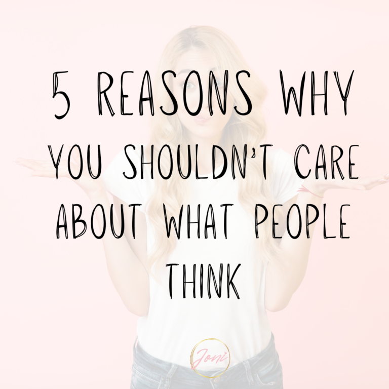 5 Reasons Why You Shouldn’t Care